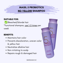 Masil 5 Salon No Yellow Shampoo 300ml (Purple)